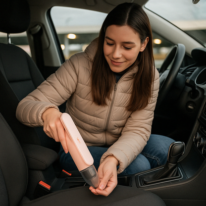 💨 Aspiradora de Mano con carga inalámbrica