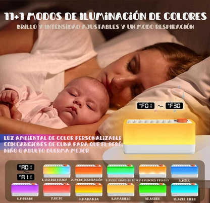 🎶 Maquina de Ruido blanco para Dormir como un Bebé