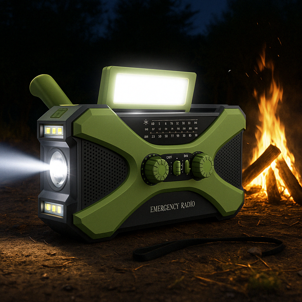 📻 Radio 4 en 1 Pack de Supervivencia