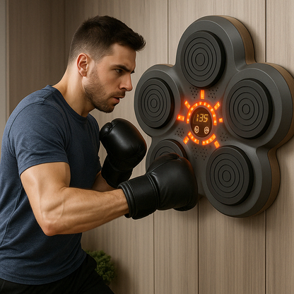 🥊 Máquina de Entrenamiento Boxeo Inteligente con Música