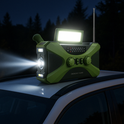 📻 Radio 4 en 1 Pack de Supervivencia